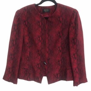 Dana Buchanan dress snakeskin blazer L 12